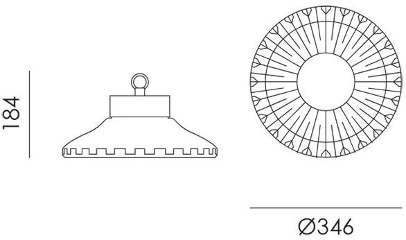 NEXO LUCE Светодиодный проектор для улицы Inlux projector-high bay 5295 - Вид №1