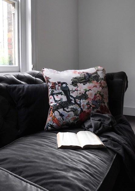 Mineheart Квадратная подушка из хлопка с цветочными мотивами Save empress wu sun-id-1425413 - Вид №1