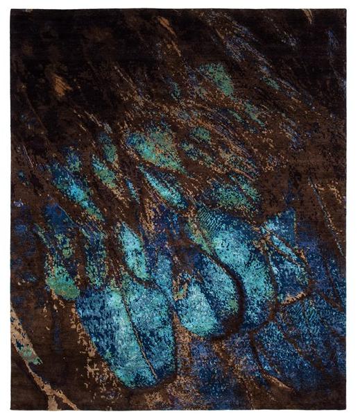 Freifrau Прямоугольный шерстяной коврик ручной работы Floor jewels sun-id-1431224 - Вид №2