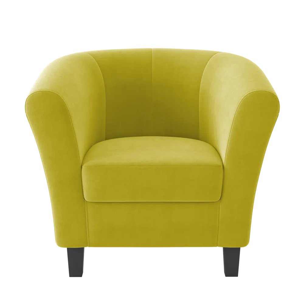 Кресло полиэстер Seasons Марсель CAMARO06 желтое 85x73x77 см STLM-2091968 - Вид №1