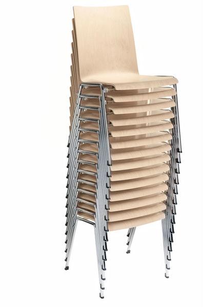 Brunner Стул для конференций штабелируемый из фанерованной древесины First sun-id-1508536 - Вид №5