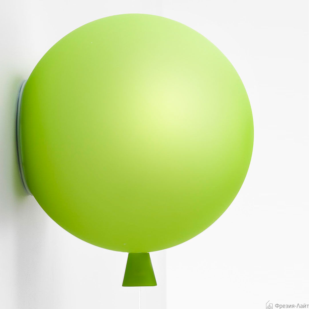 Brokis MEMORY WALL D250 матовый зеленый светильник воздушный шар настенный 116338