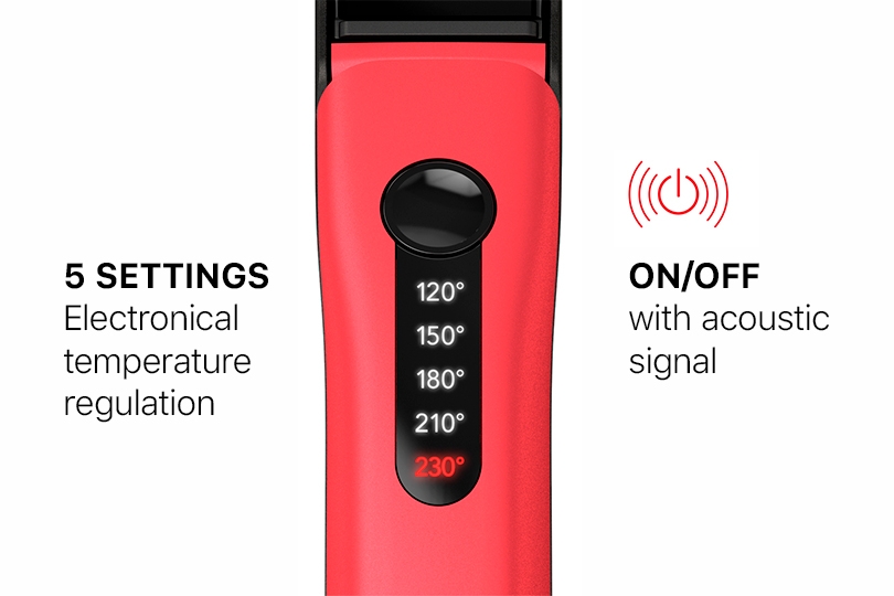 Valera Swiss'X PulseCare Mod. 101.20 / I - цифровой выпрямитель для профессионального выпрямления и завивки волос 51012002  - Вид №4