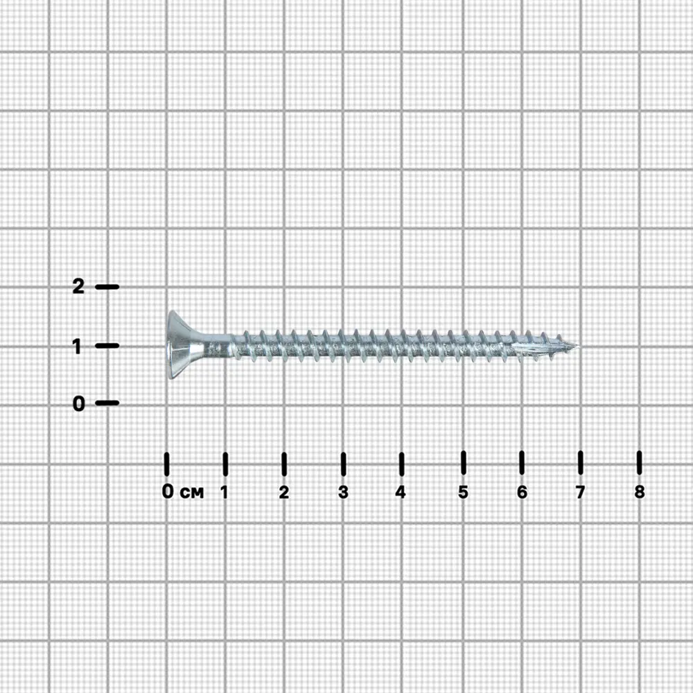 Саморезы универсальные DILWIS потайные острые оцинкованные 6x70 мм 50 шт STLM-2132225 - Вид №2