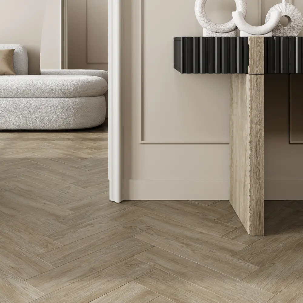 Gracia Ceramica Vardi: керамогранит матовый серо-бежевый под дерево 89340862