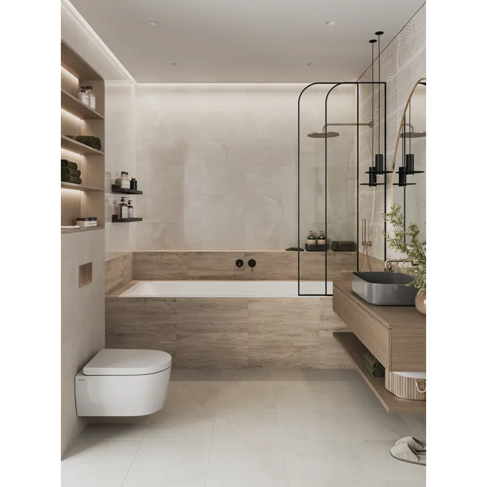 Настенная плитка Dubai 05 30x60 см 1.44 м² матовая цвет бежевый Santreyd STLM-2069072 - Вид №3
