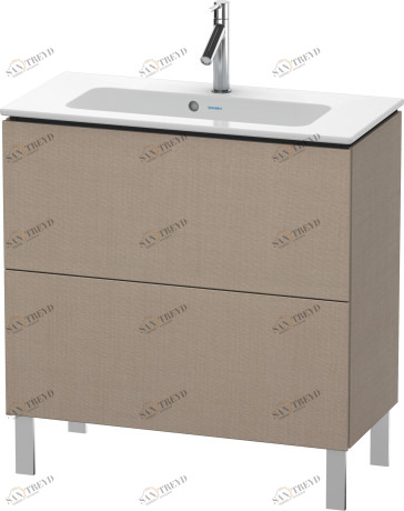 LC667407575 L-Cube Тумбочка напольная компакт Лен, декор Duravit