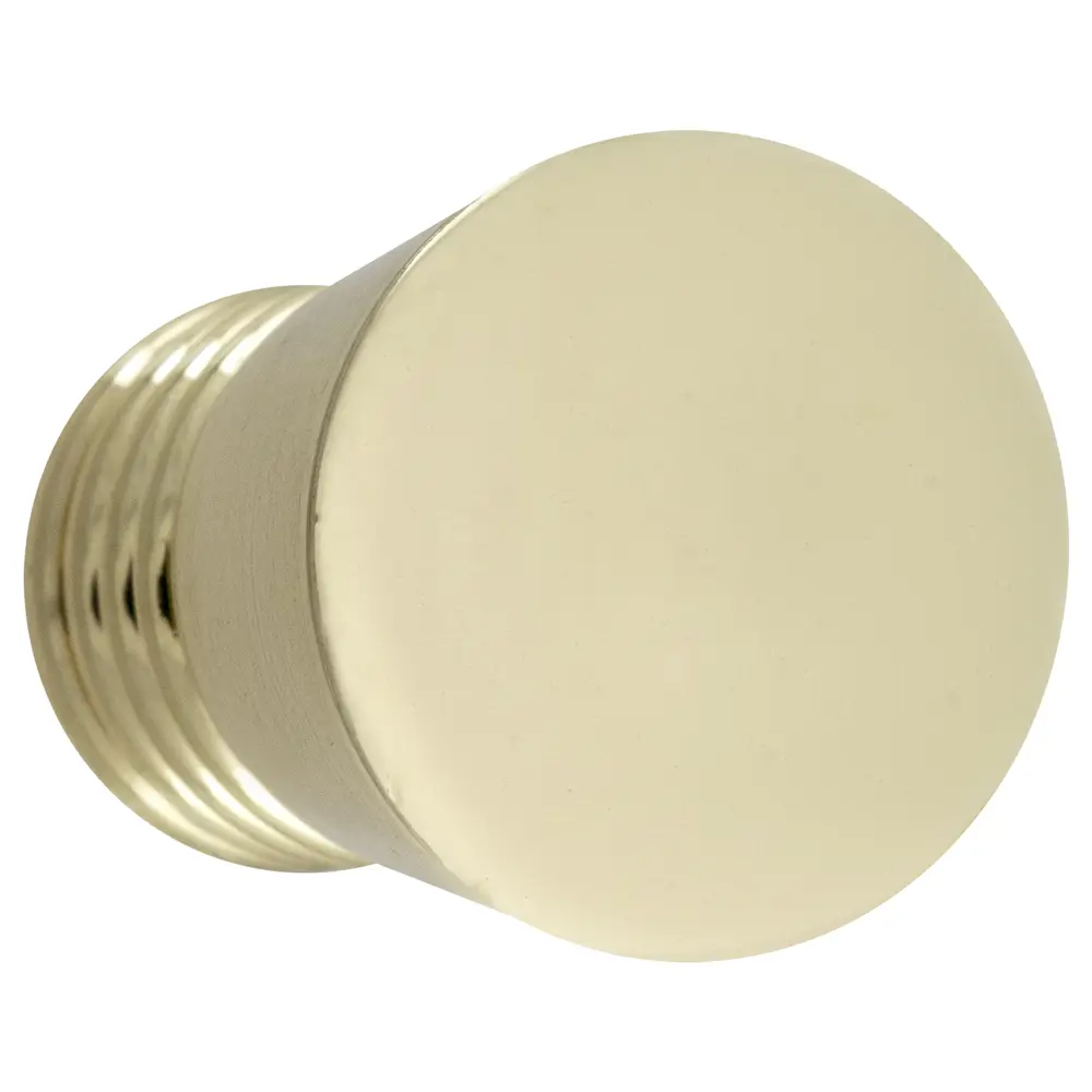 Мебельная ручка-кнопка Jet 143 алюминий цвет золото STLM-2059149