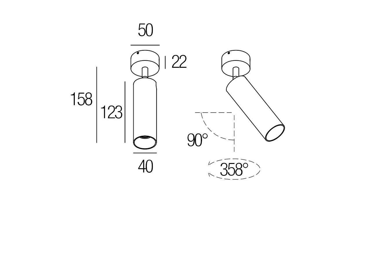 Регулируемый потолочный светодиодный прожектор Flexalighting MINIJOS S DTW ARCH-00094766 - Вид №1