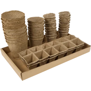 Набор торфяных горшков Большой урожай, 60 шт.