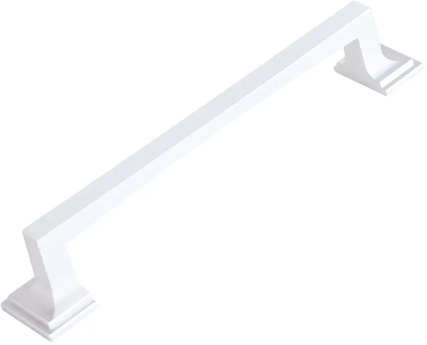 88016084 Ручка-скоба мебельная 98 МЦ 128 мм цвет белый матовый STLM-1011512