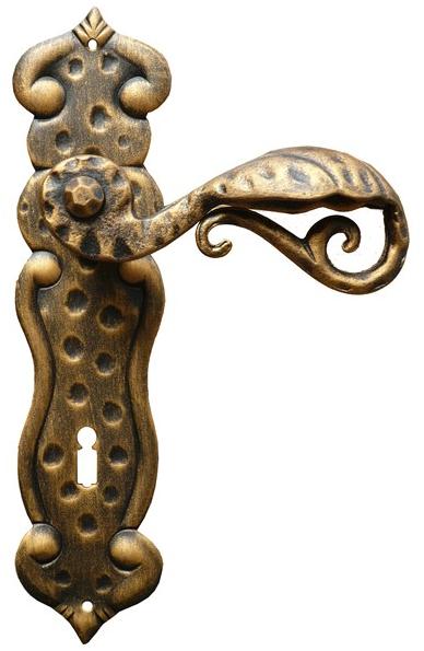 Galbusera Ручка из кованого железа на пластине  507  - Вид №1