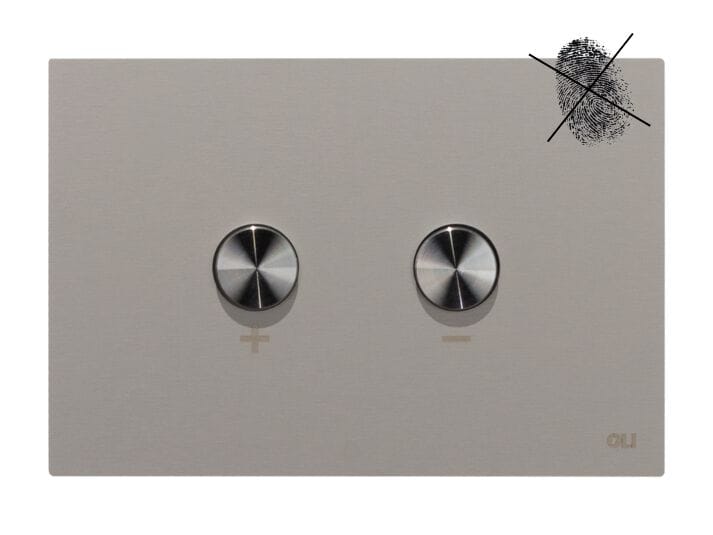 Панель управления туалетом из нержавеющей стали OLI BLINK ANTIMPRONTA ARCH-00046224
