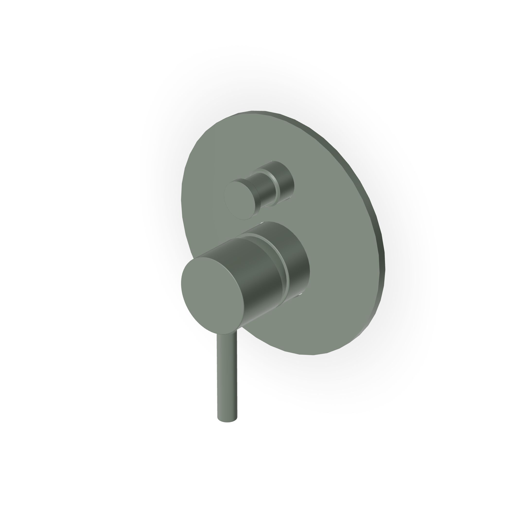 Однорычажный настенный смеситель для ванны / душа с переключателем Zucchetti Pan S ARCH-00086458 - Вид №14