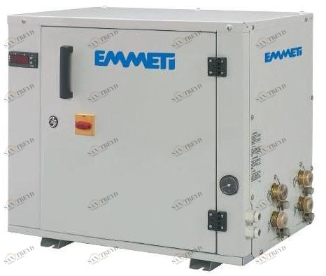 EMMETI Моноблочный водо-водяной тепловой насос с гидроагрегатом Refrigeratori e pompe di calore on/off sun-id-1435729
