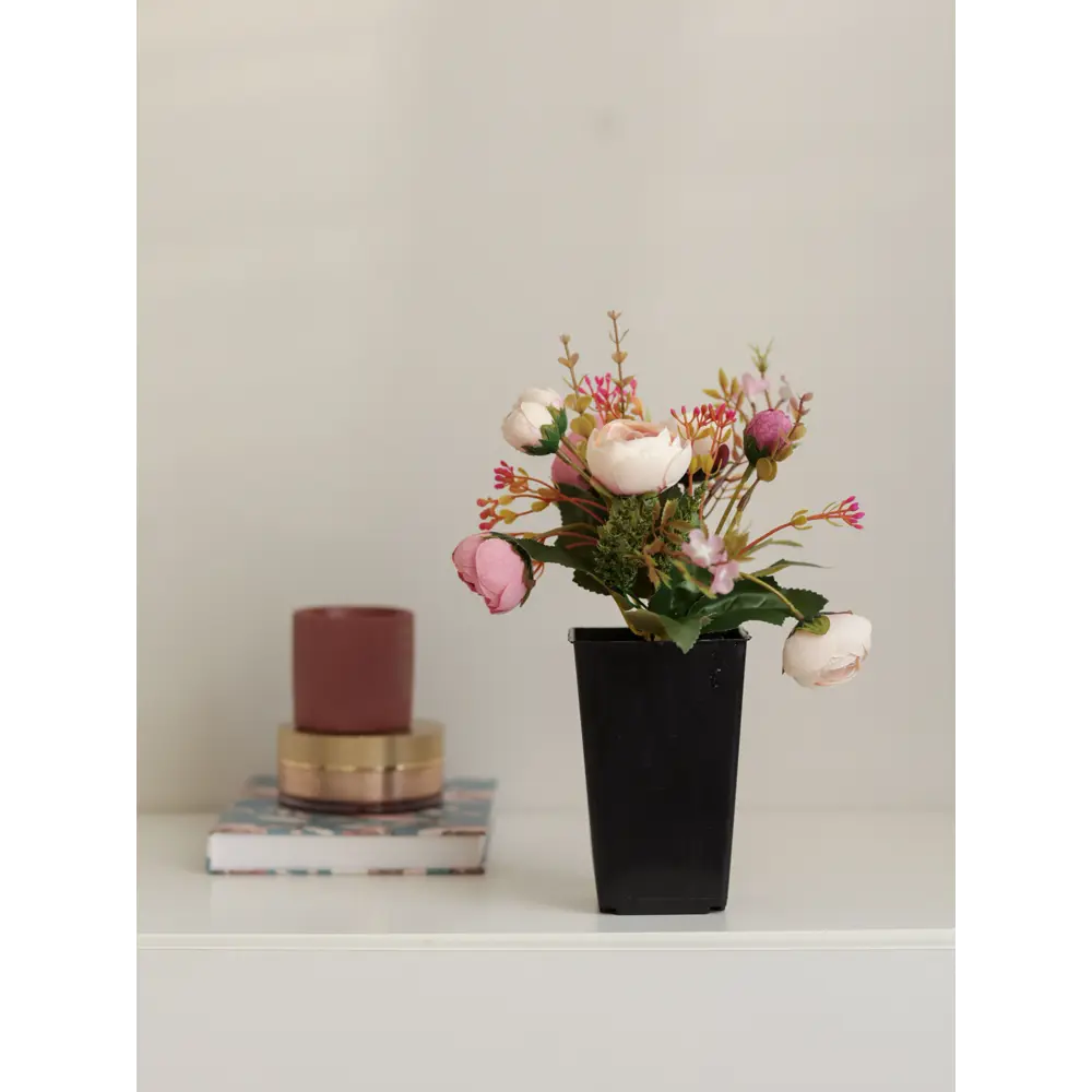 89356240 Искусственное растение в горшке камелия h30 см цвет розовый STLM-0949621 Santreyd  - Вид №4