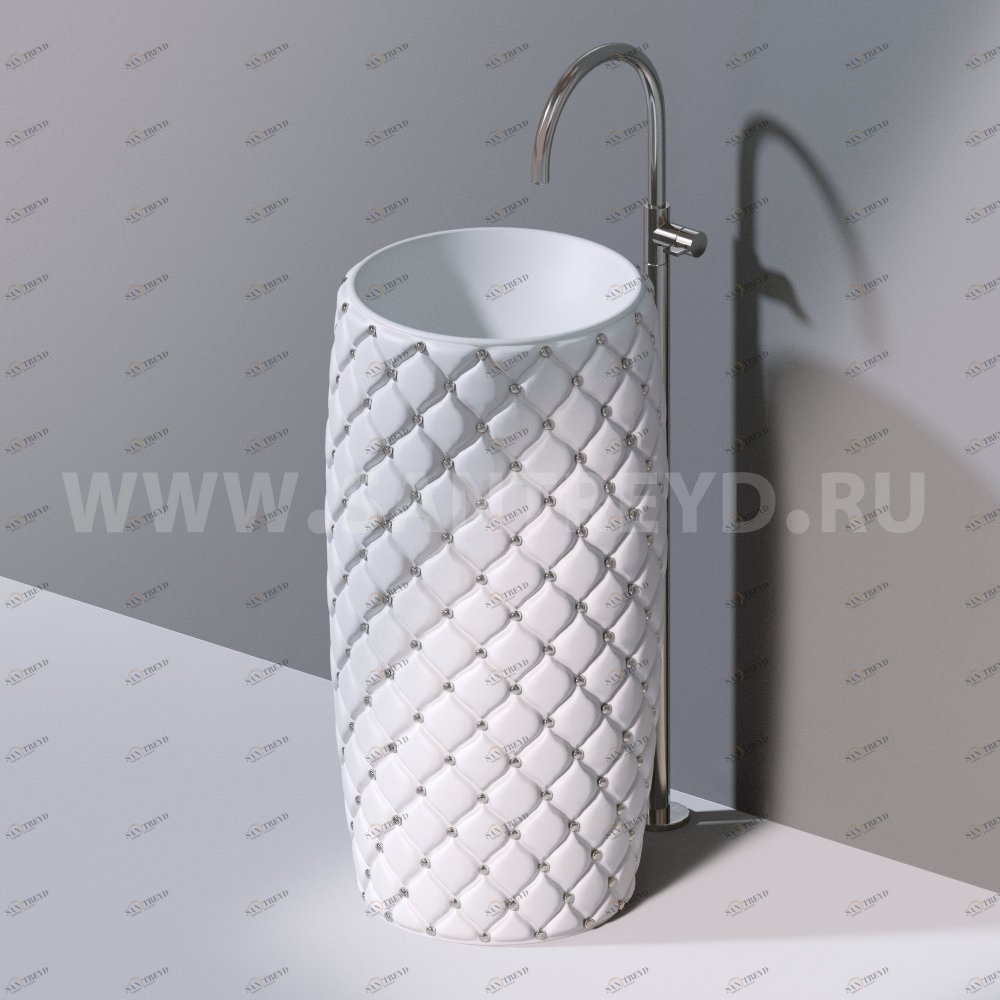 L107T0R0VT.101P Напольная раковина стоящая круглая A. e T. Italia CLASS AeT ITALIA GLASS