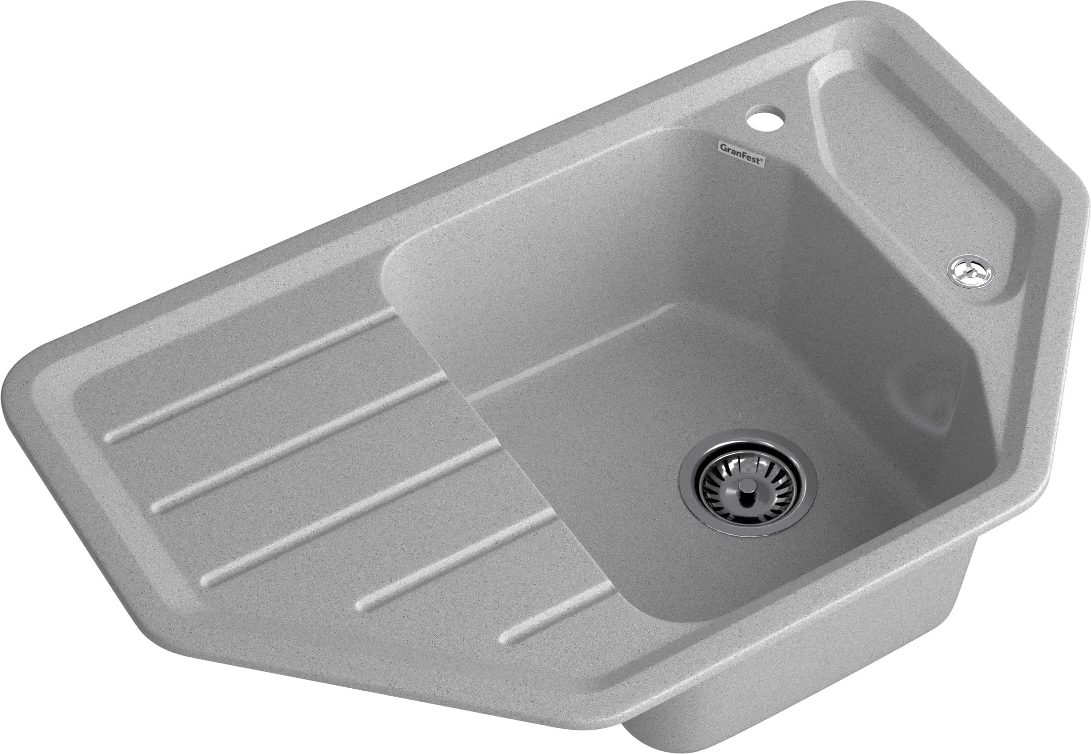 Кухонная мойка Искусственный камень CORNER S313 GranFest C-800E-S313 - Вид №2