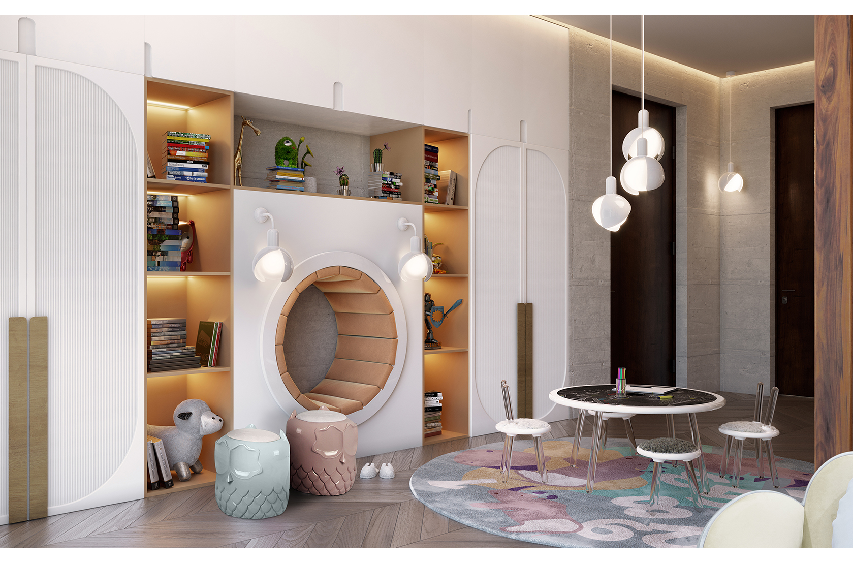 CIST183 Детские пуфики Гудок Circu  - Вид №2