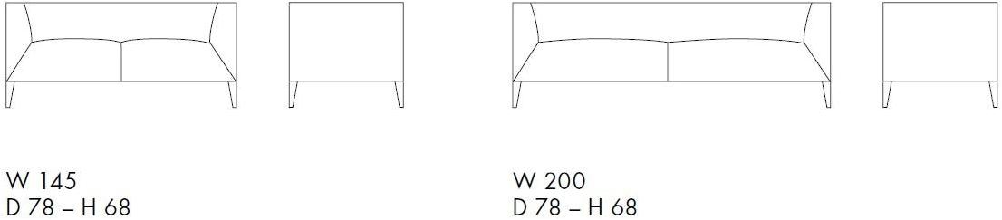 Sinetica Мягкий 2-местный тканевый диван Allure sun-id-1484897 - Вид №5