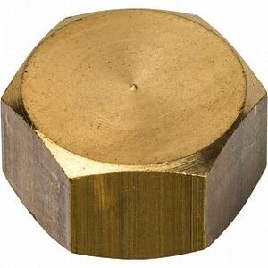 Заглушка ВР 1/2" латунь STOUT