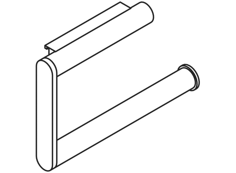 900.21.00040 держатель для туалетной бумаги HEWI System 900 - Вид №5