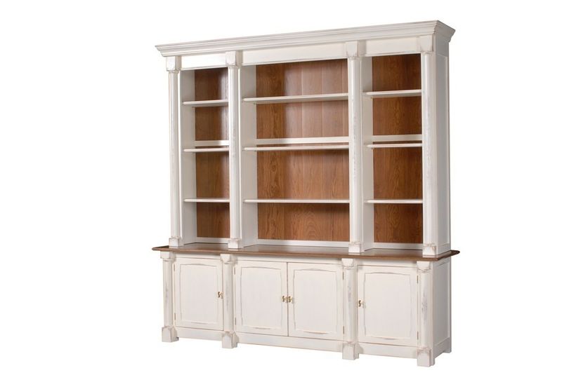 HB410 Книжный шкаф с колоннами ijlbrown  - Вид №5