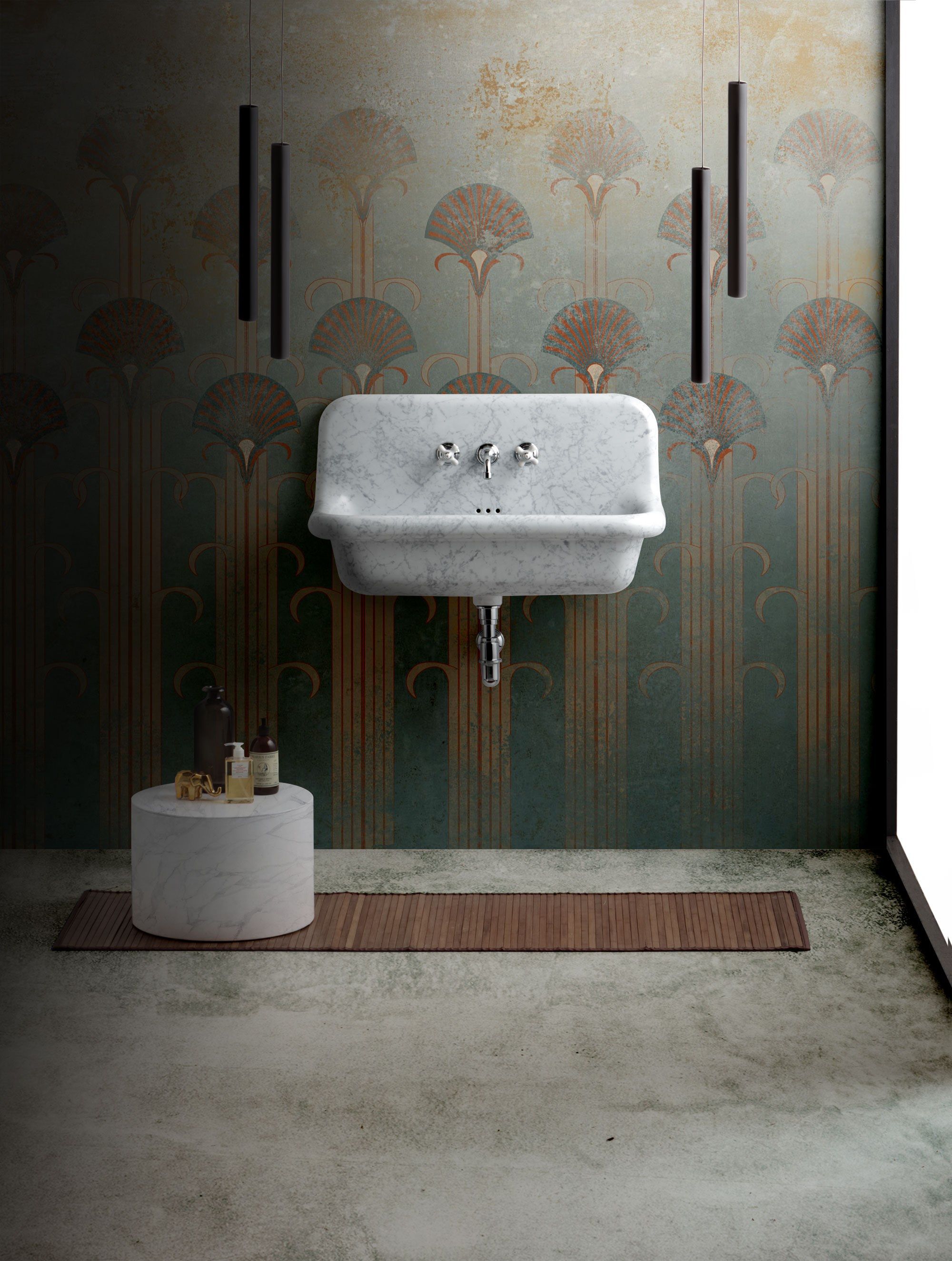 Керамическая прямоугольная подвесная раковина BLEU PROVENCE TrueColors ARCH-00092384 - Вид №15