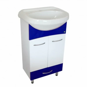 Тумба Браво 50 - Стиль синий с ящик. (К) 11903