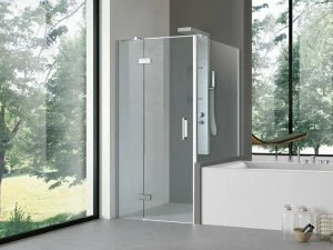 Gruppo Geromin Душевой уголок угловой с распашной дверцей Stylé
