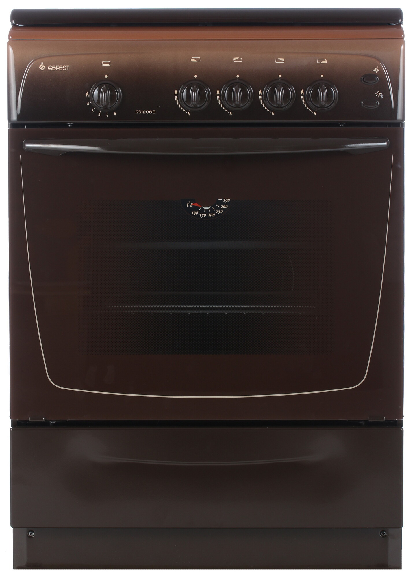 1247913 Газовая плита Gefest GS 1206 B коричневый STDN-0032337