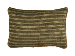 Прямоугольная подушка из мешковины