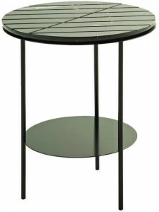 Roche Bobois Круглый мраморный журнальный столик с полкой для журналов Les contemporains