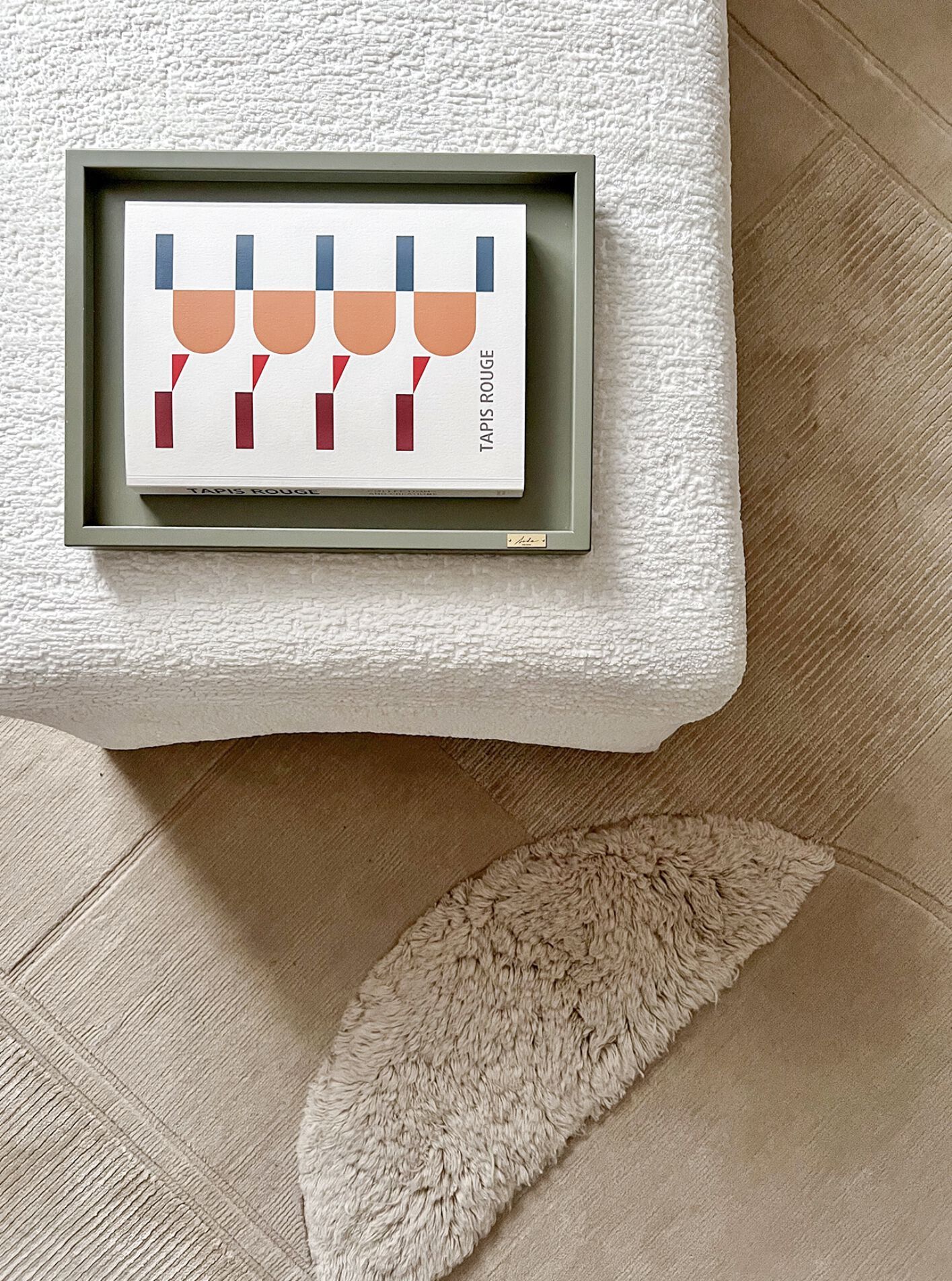 Прямоугольный ковер ручной работы Tapis Rouge абстракция ARCH-00074892 - Вид №5