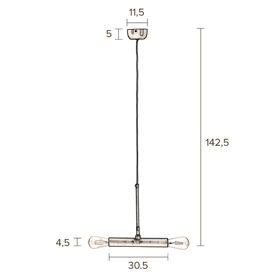 Лампа подвесная Doppio Dutchbone 5300139 - Вид №8