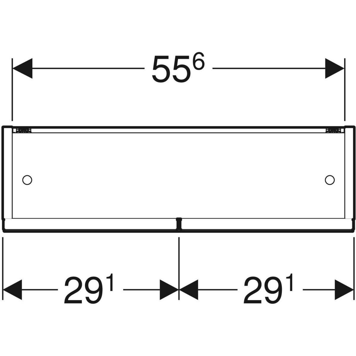 Зеркало с контейнером для ванной комнаты Geberit площадь Сельнова ARCH-00110751 - Вид №4