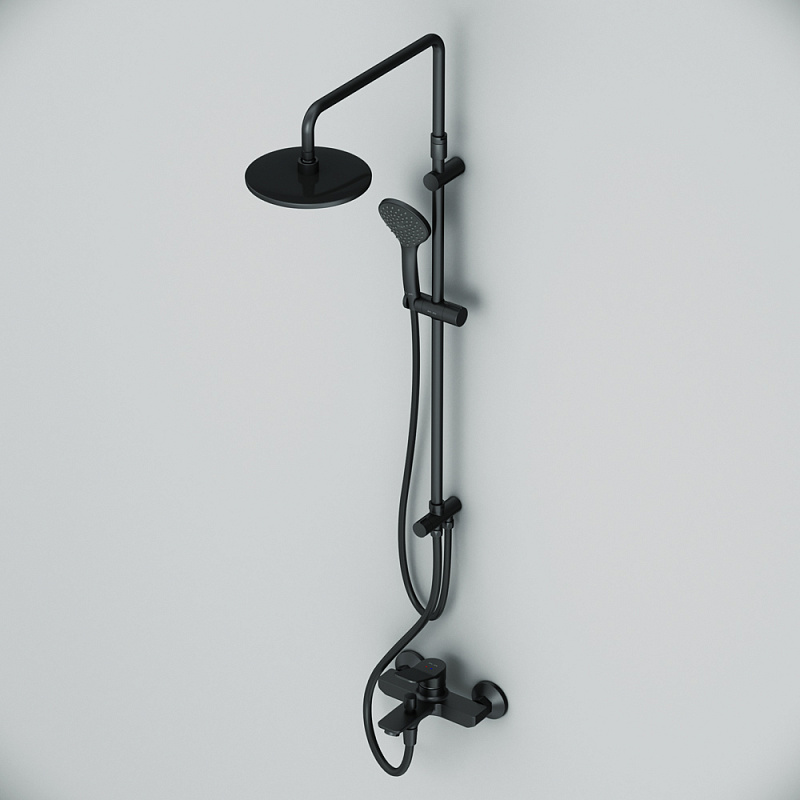 F42885A14 набор 2в1: см-ль д/ванны/душа верхний душ d 220 мм ручн.душ 110 мм 1 ф-ция душев AM.PM X-Joy  - Вид №7