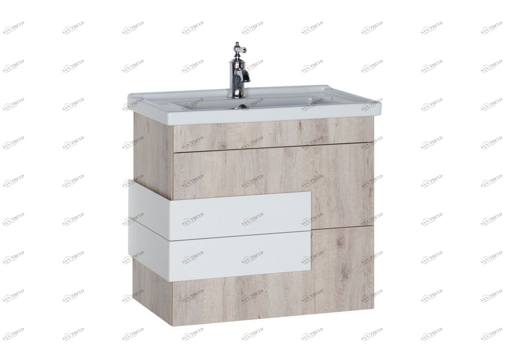 Тумба с раковиной Aquanet Мадейра 70 дуб кантри 0018307000182323