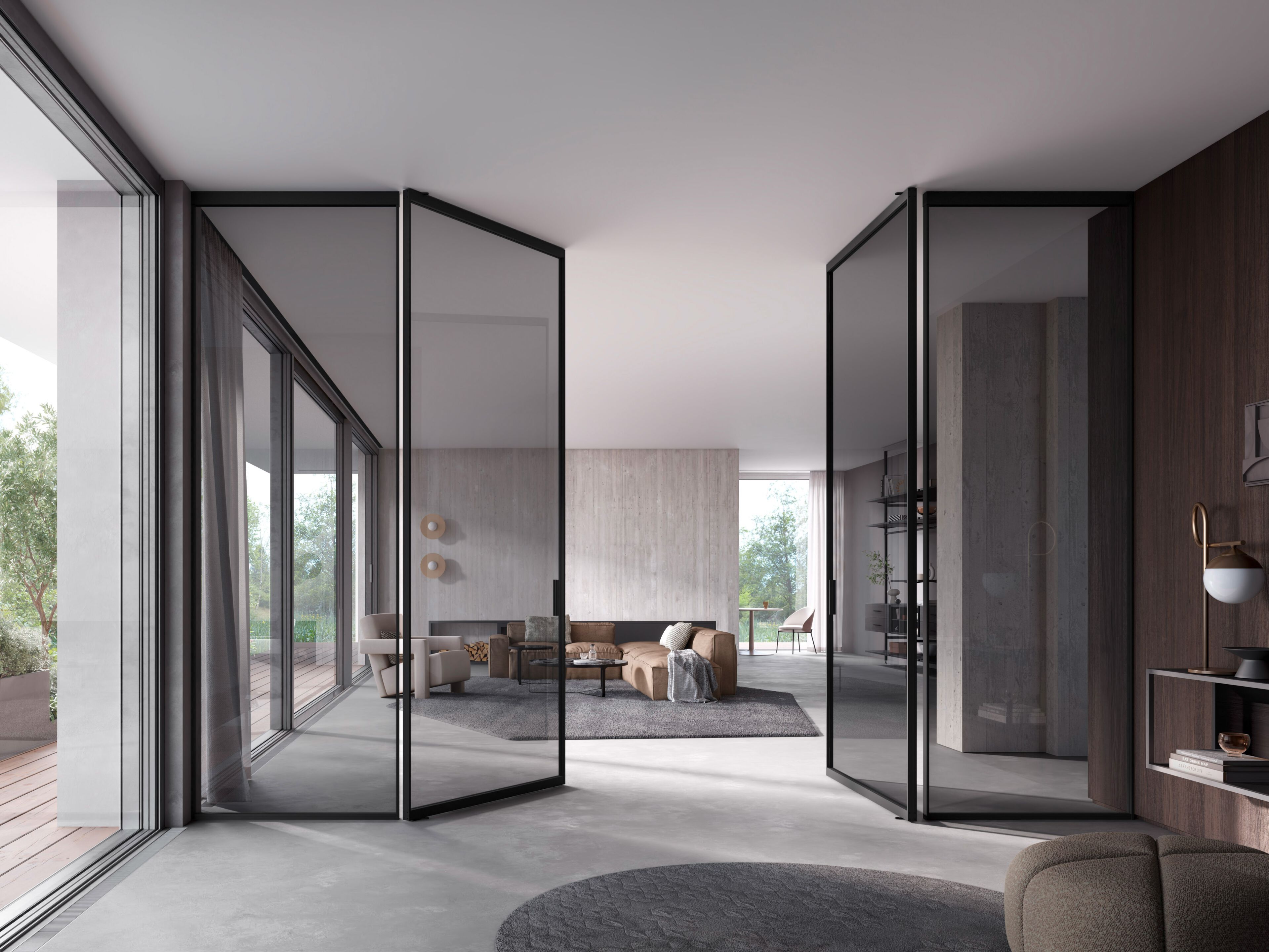 Дверь к зависанию raumplus PIVOT DOOR S1200 ARCH-00075647