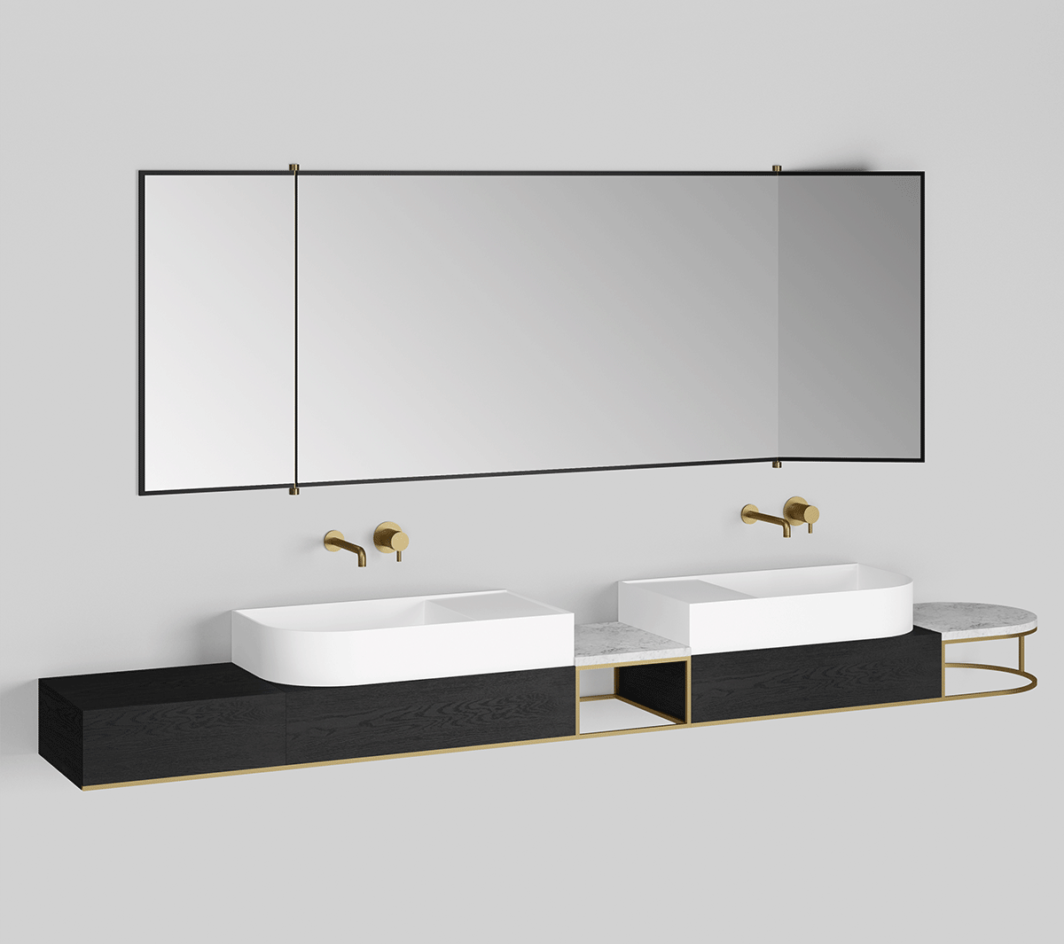 com_EXLAV70DXNOU Накладная раковина на столешницу  прямоугольная Ex.T Nouveau - Вид №2