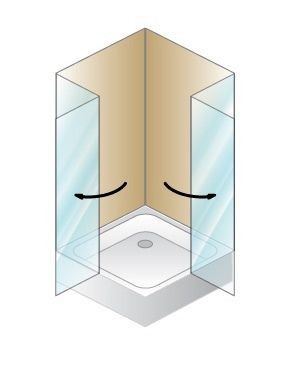 Душевой уголк  Kolpa-San Terra 00494  Словения - Вид №1