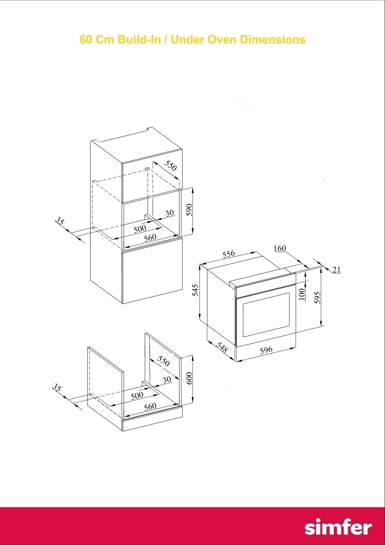 9169901 Электрический духовой шкаф Simfer B6EW56026 белый STDN-0150985 - Вид №10