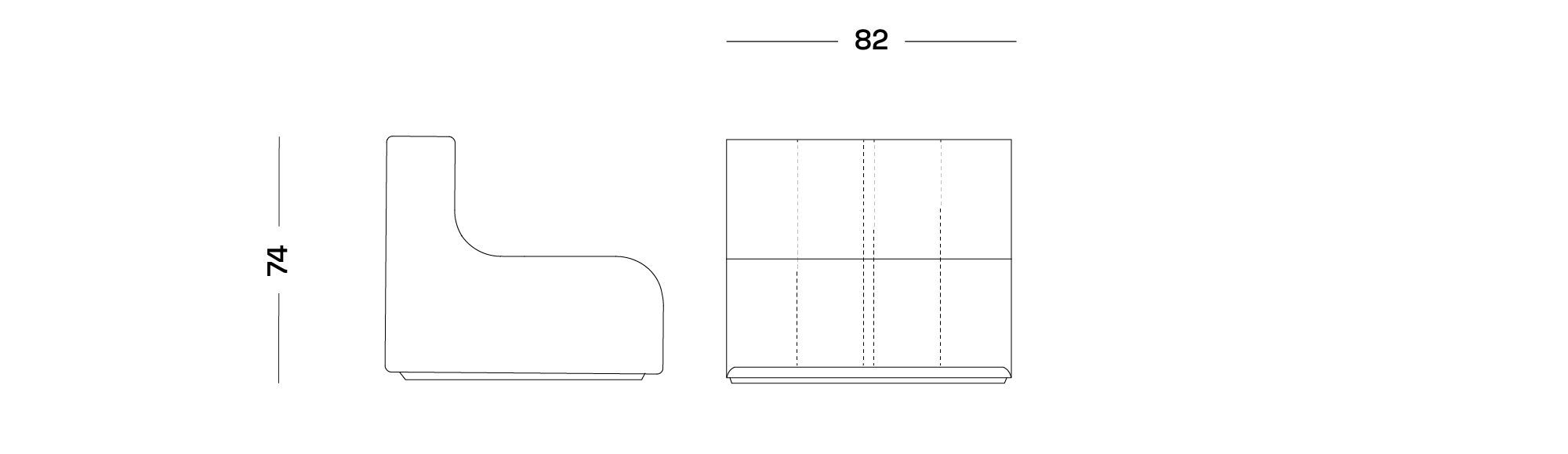 Тканевое кресло Poltronova Sofo ARCH-00064830 - Вид №10