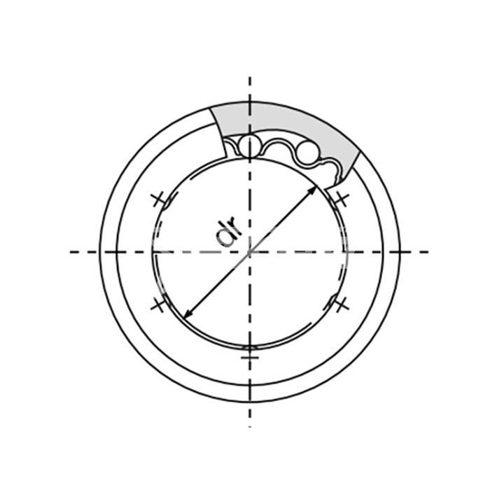 IS594 Линейный подшипник LME20-UU ISKRA  - Вид №2