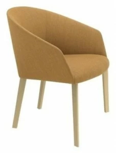 Andreu World Стул с обивкой и подлокотниками Brandy
