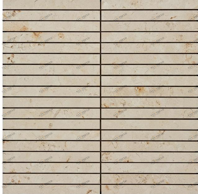 Ideamarmo Мраморная мозаика кремового цвета Plane Pln cl