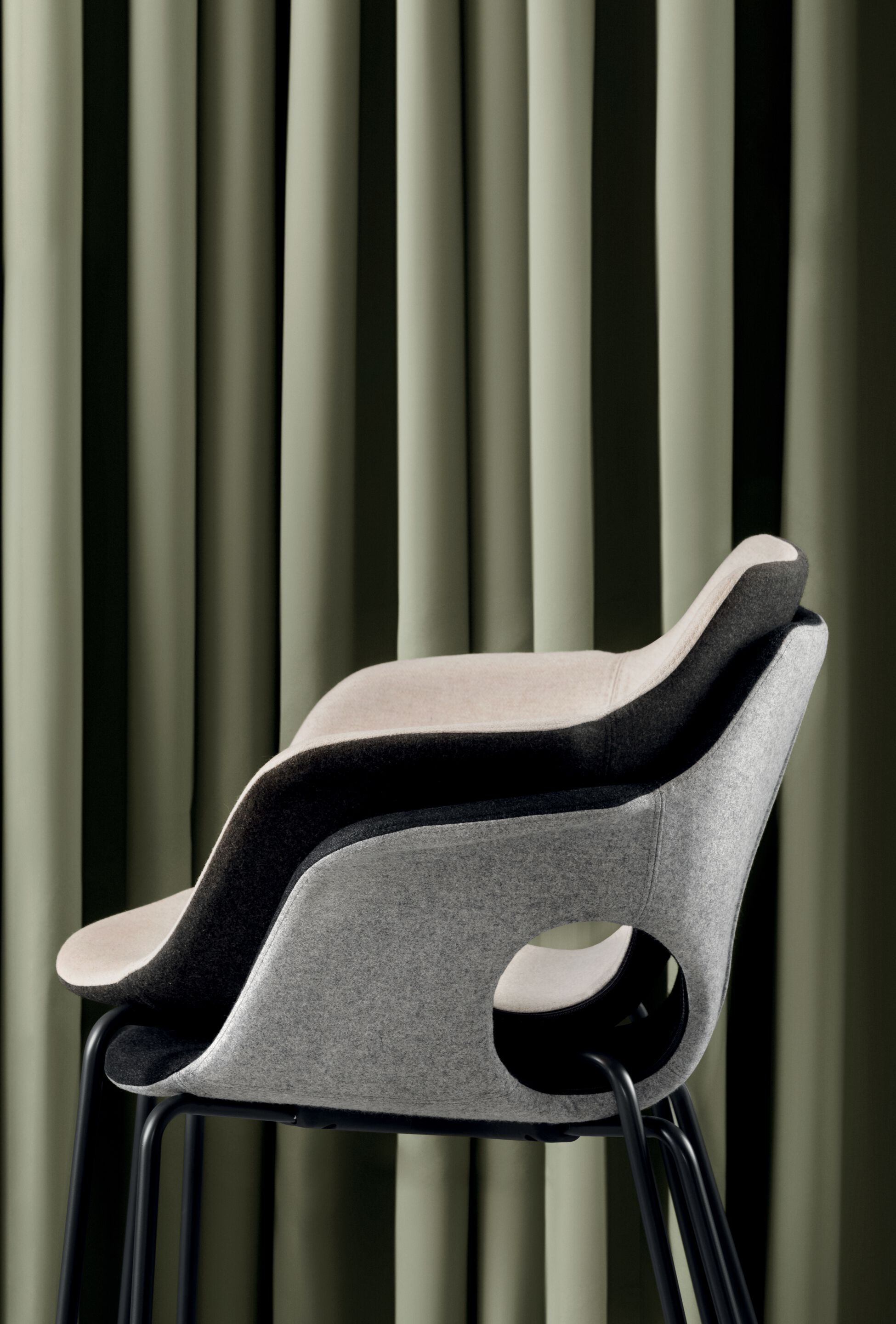 Пластиковый штабелируемый стул с подлокотниками Riccardo Rivoli OLÀ ARCH-00135560 - Вид №10