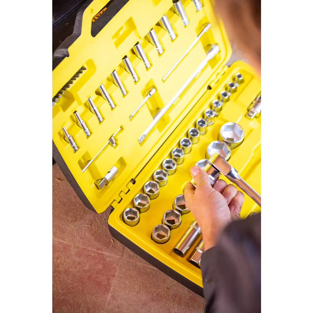 Набор торцевых головок с ключом Stanley Fatmax FMMT82826-1 1/2, 1/4 дюйма, 81 шт STLM-2126299 - Вид №4