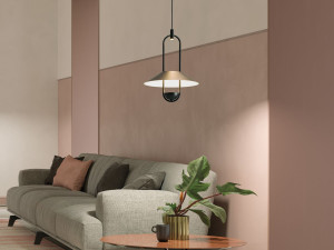 Металлический светодиодный подвесной светильник