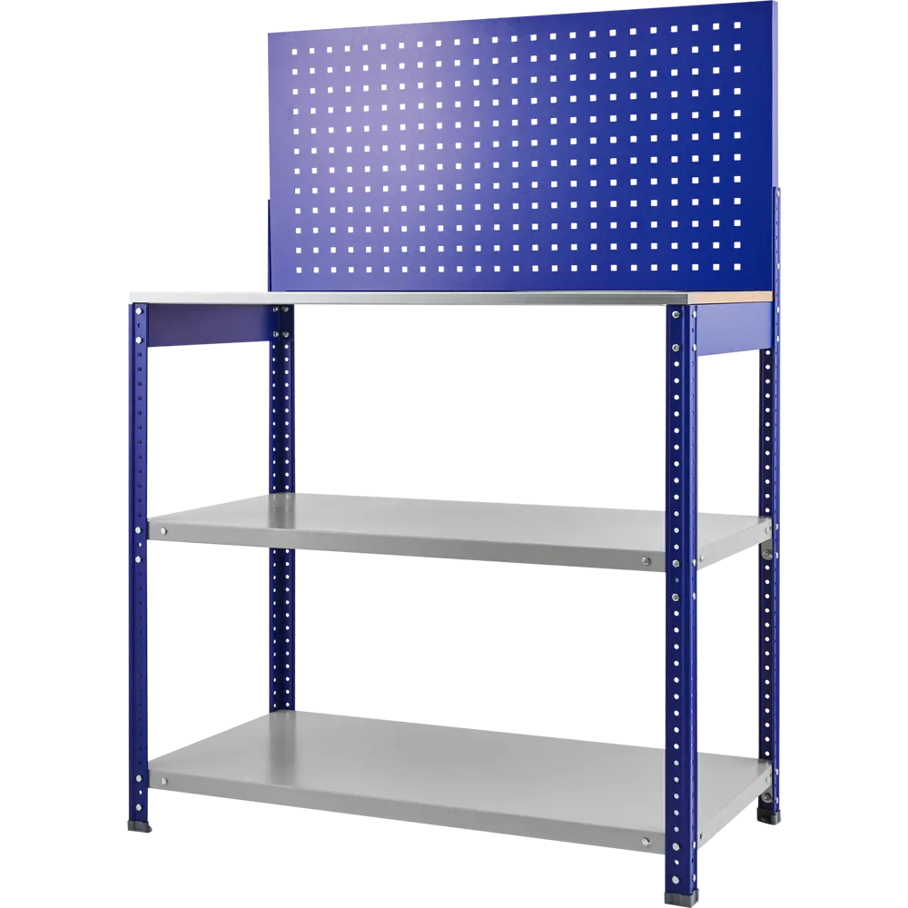Верстак Garage L-114 100x90 см нагрузка до 300 кг цвет синий Santreyd STLM-2162493